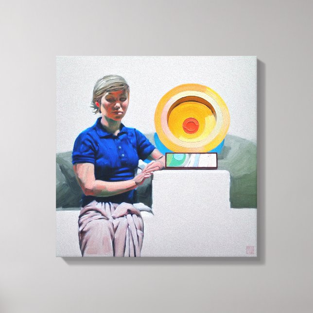 Troféu Golf - Impressão de Arte Canvas (Frente)