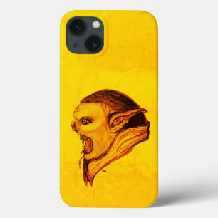 Troll em preto e amarelo Design