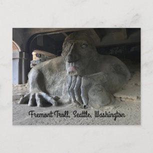 Troll Seattle Fremont nº 1 Cartão postal