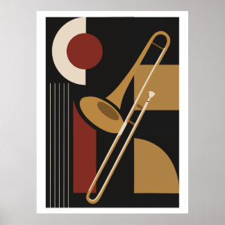 Trombone Impressão Bauhaus, Música Moderna de Mead