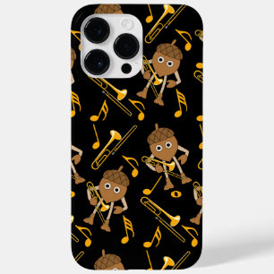 Trombone Nut Music Notes Black