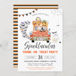 Tronco Ou Tratar | Convite para Festas de Hallowee