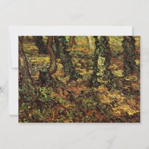 troncos de árvores com hera por Vincent van Gogh