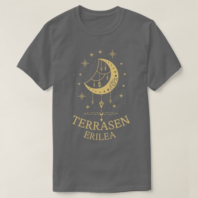 trono de camisa de estante para fã Sarah J Maas (Frente do Design)