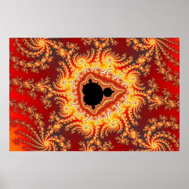 Trono De Satã - Poster Fractal (Frente)