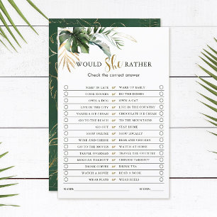 Tropical Ela Iria Preferencialmente Jogo De Chá de