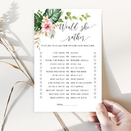 Tropical Ela poderia preferencialmente jogo de chá