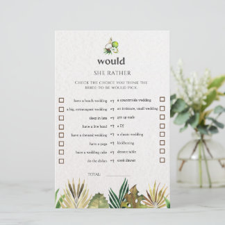 Tropical Ela Quer Preferencialmente Cartão De Jogo