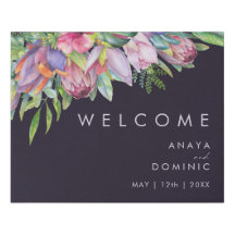 Tropical Floral Colorida | Boas-vindas