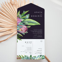 Tropical Floral Colorida | Selo Roxo E Envio