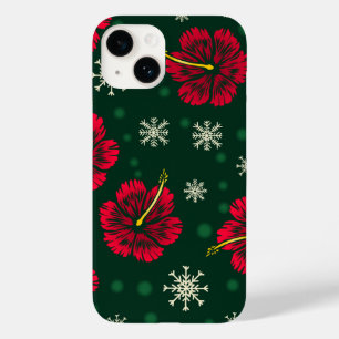Tropical Floral Hibiscus Snowflakes Natal