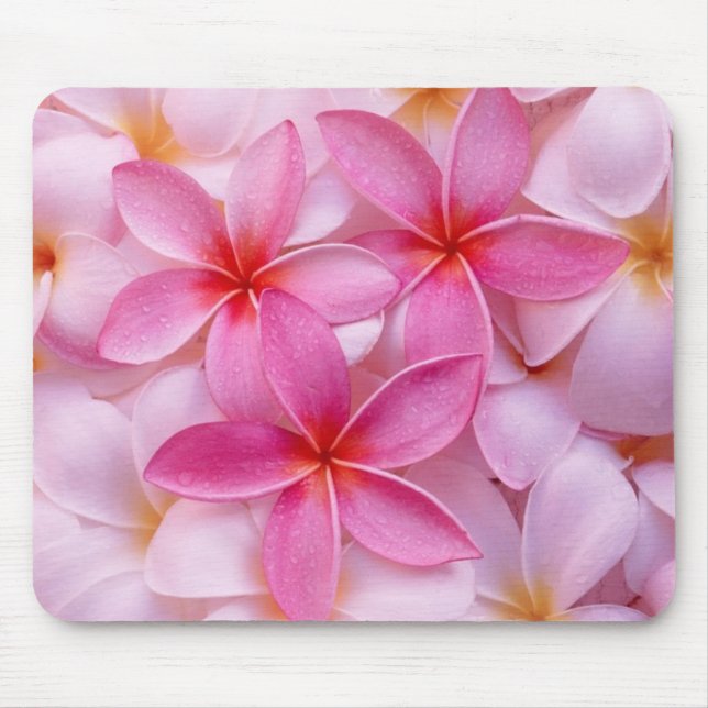 Tropical Flowers Mouse Pad (Frente)