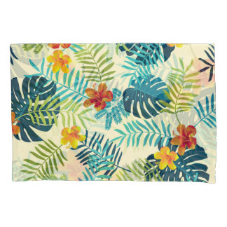Tropical Monstera Hibiscus — Padrão de Verão
