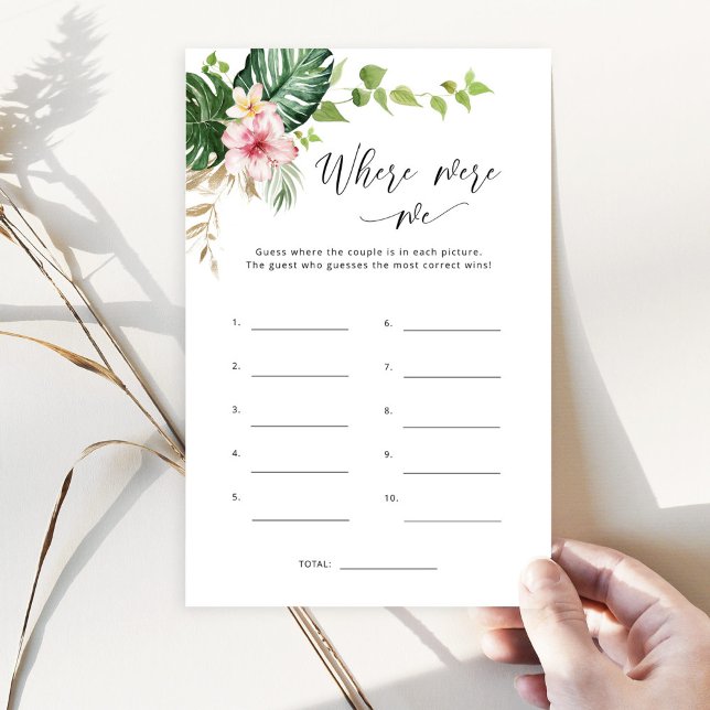 Tropical Onde estávamos no jogo do chá de panela (Criador carregado)