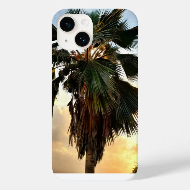 Tropical Palm Sunset - iPhone/iPad Case (Verso)