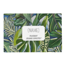 Tropical Placemat – Crumbs Expected Personalized