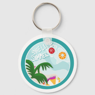 Tropical Vibes Chaveiro - Hello Summer Edition
