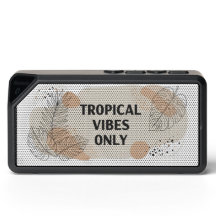 Tropical Vibes Only Bluetooth Speaker Design