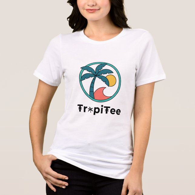 TropiTee Logo – Bold Tropical Icon T-Shirt (Frente)