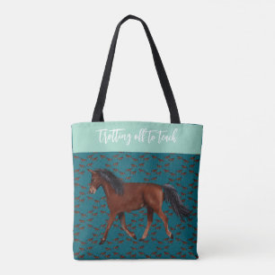 Trotando para ensinar ao cavalo Tote