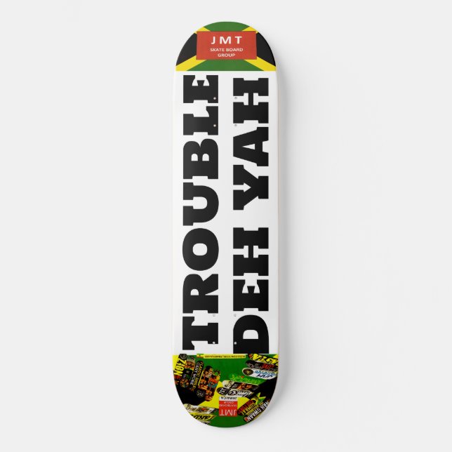 TROUBLE DEH YAH 8 1/4" skate (Frente)