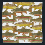 Trout Bandana<br><div class="desc">Design e aquarelas originais da truta por Thom Glace</div>