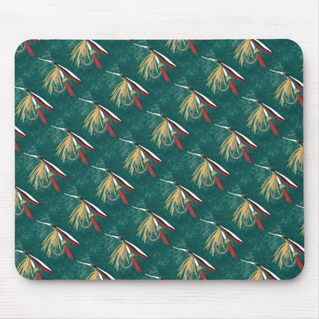 Trout Fin Tilado Trout Fly Mousepad (Frente)