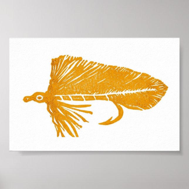 Trout Fly Poster (Frente)