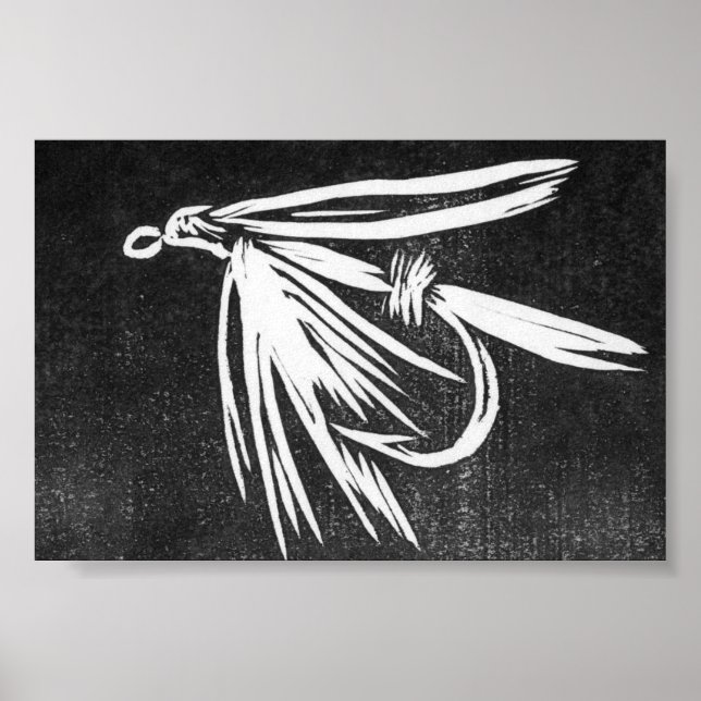Trout Fly Poster (Frente)