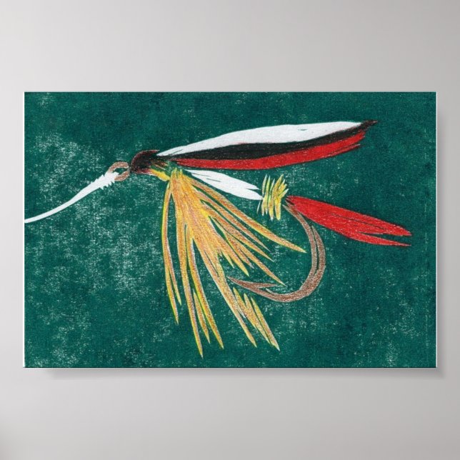 Trout Fly Poster (Frente)