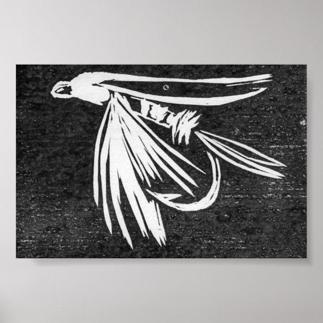 Trout Fly Poster (Frente)