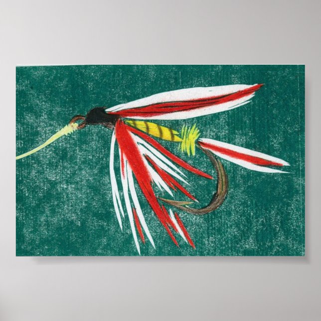 Trout Fly Poster (Frente)