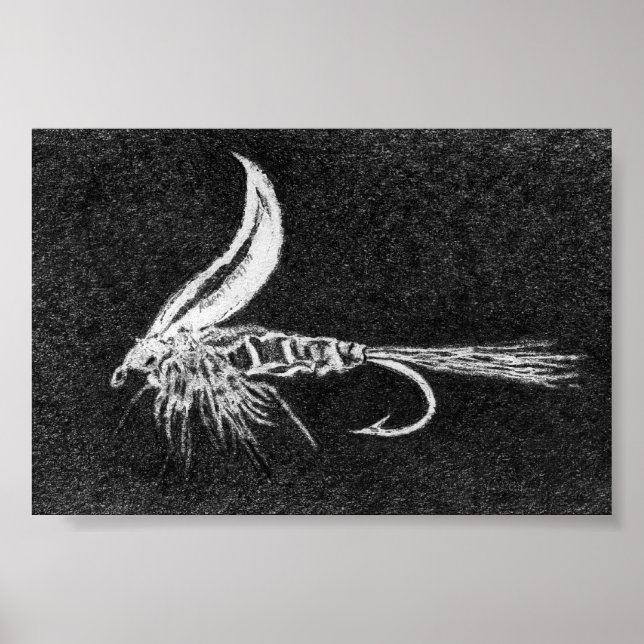 Trout Fly Poster (Frente)