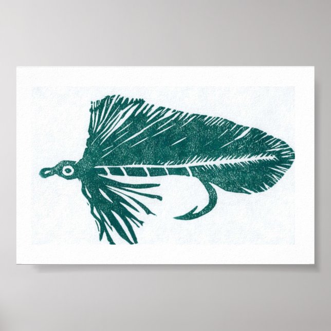 Trout Fly Poster (Frente)