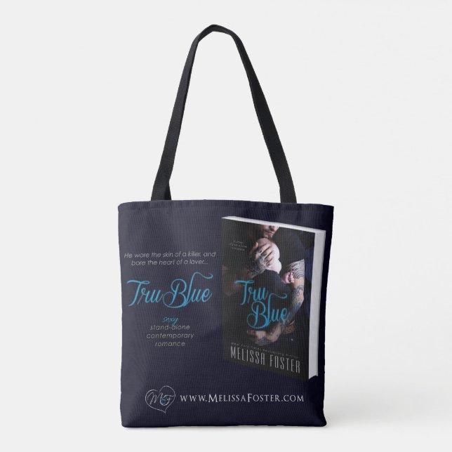 Tru Blue Tote Bag (Verso)