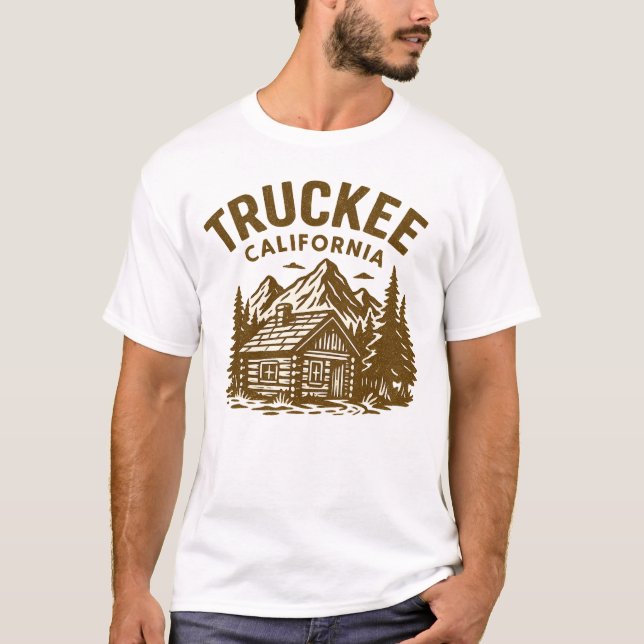 Truckee, CA Souvenir T-Shirt (Frente)