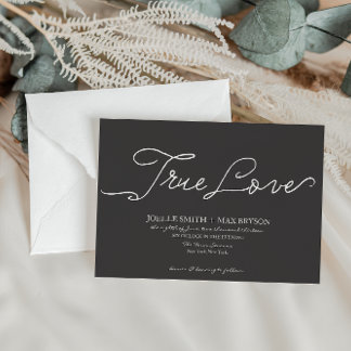 True Love Collection | Convite Para Casamento