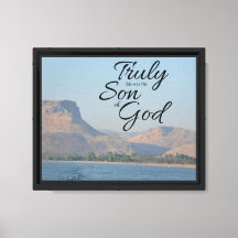 Truly the Son of God Canvas Print