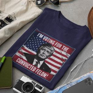 Trump 2024 Camisa Condenada Felon