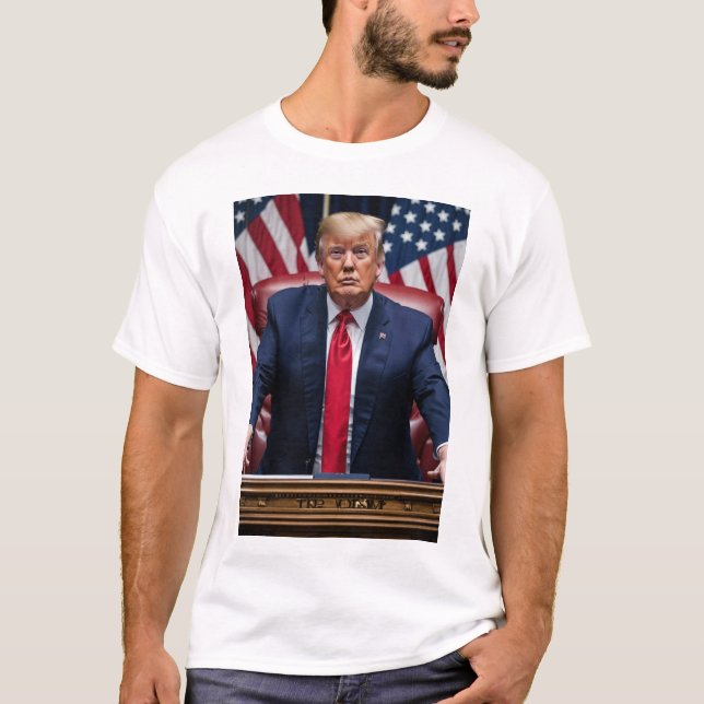 Trump 2024 Eleição T-Shirt (Frente)