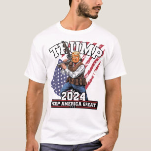 Trump 2024 Keep America Excelente T-Shirt Campaign