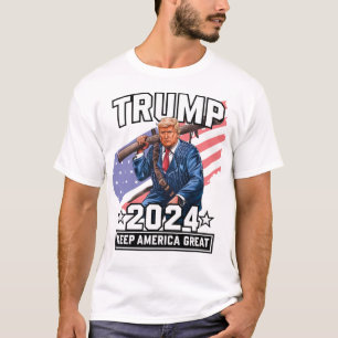 Trump 2024 Keep America Excelente T-Shirt Campaign