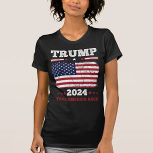 Trump 2024: Levar a América de volta à camiseta fe