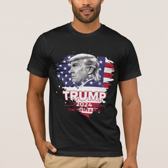 Trump 2024 The Comeback T-Shirt (Frente)