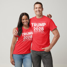 Trump 2028 T-Shirt - Reescreva as Regras Patriótic