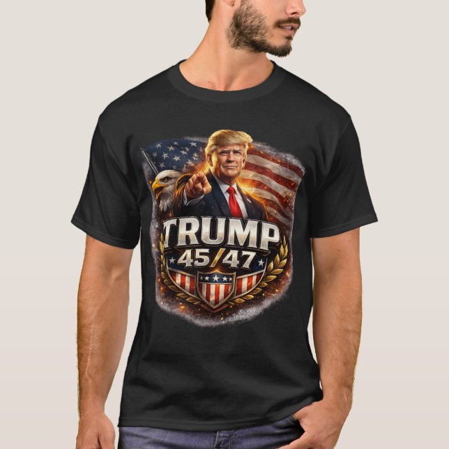 Trump 45/47 T-Shirt (Frente)