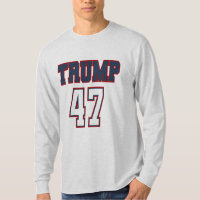Trump 47 T-shirts masculinas