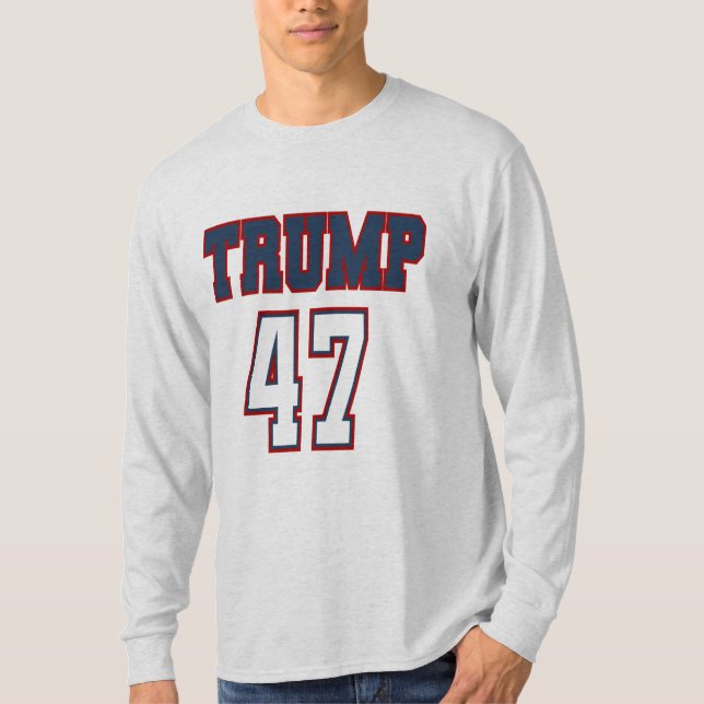 Trump 47 T-shirts masculinas (Frente)