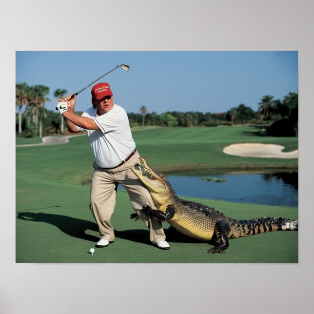 Trump Alligator Poster (Frente)
