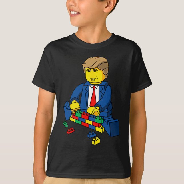 Trump Construir Uma Camisa De Parede (Frente)
